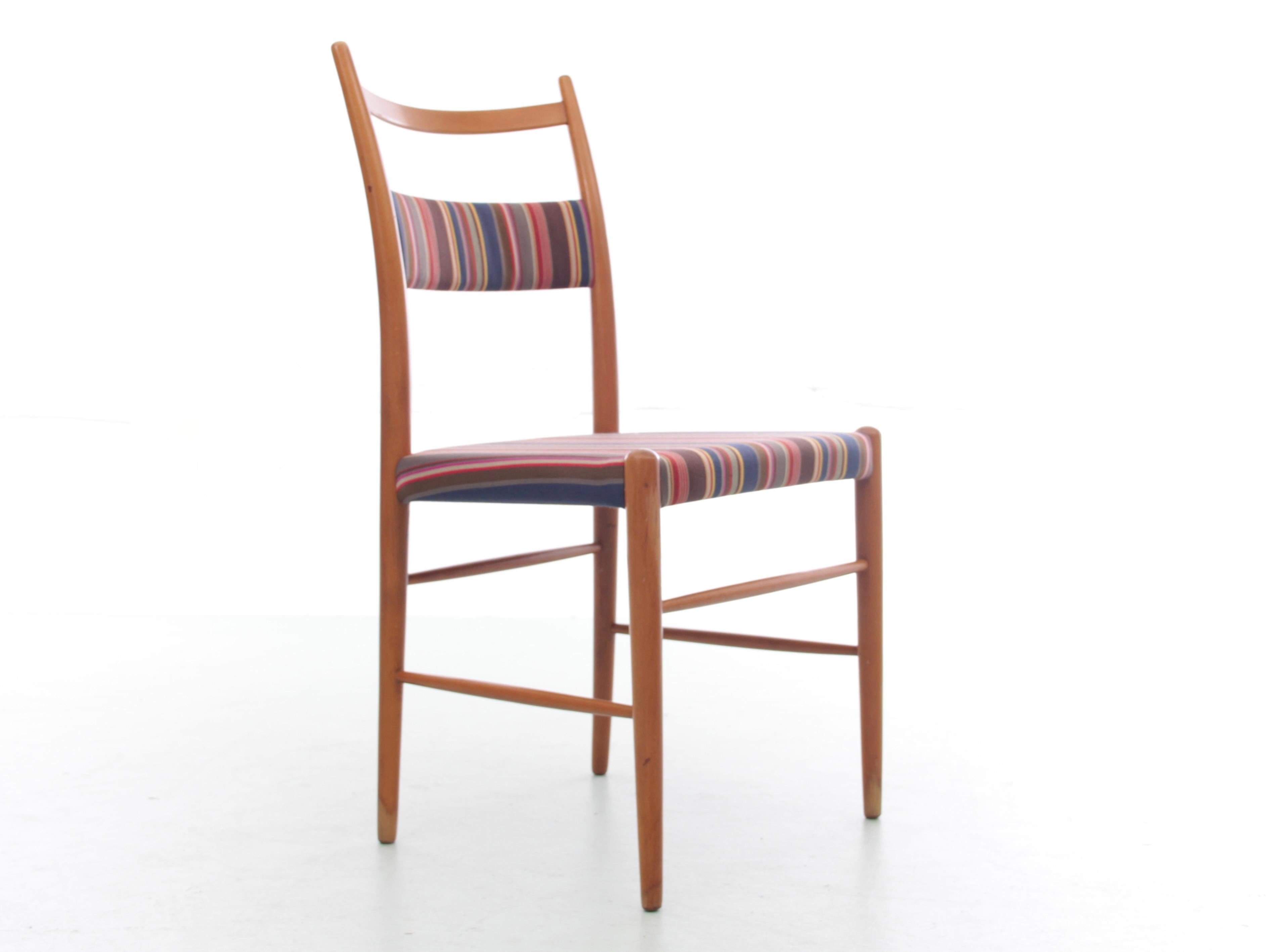 Scandinavo moderno Set di 4 sedie scandinave di Yngve Ekström. in vendita