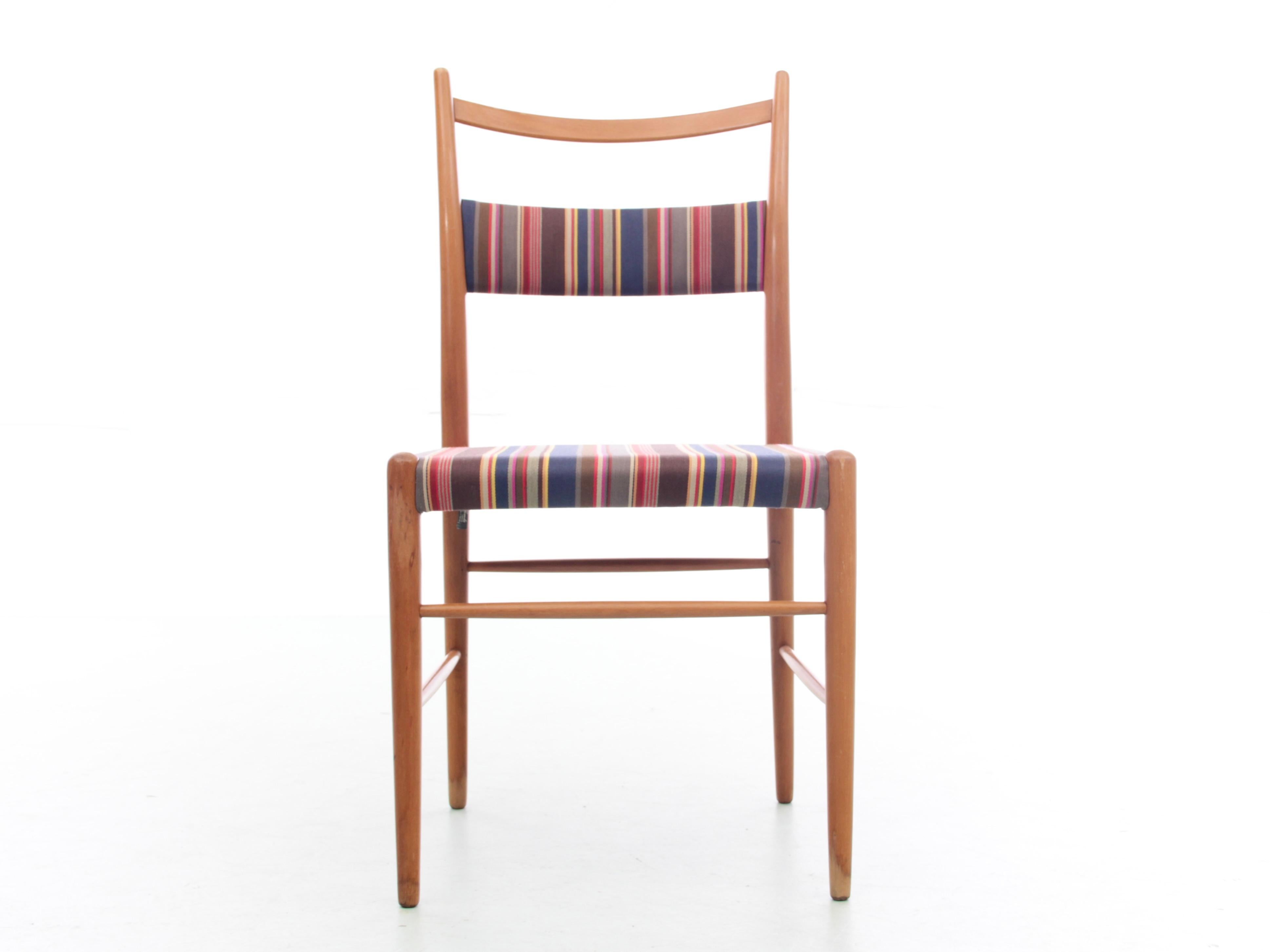 Svedese Set di 4 sedie scandinave di Yngve Ekström. in vendita