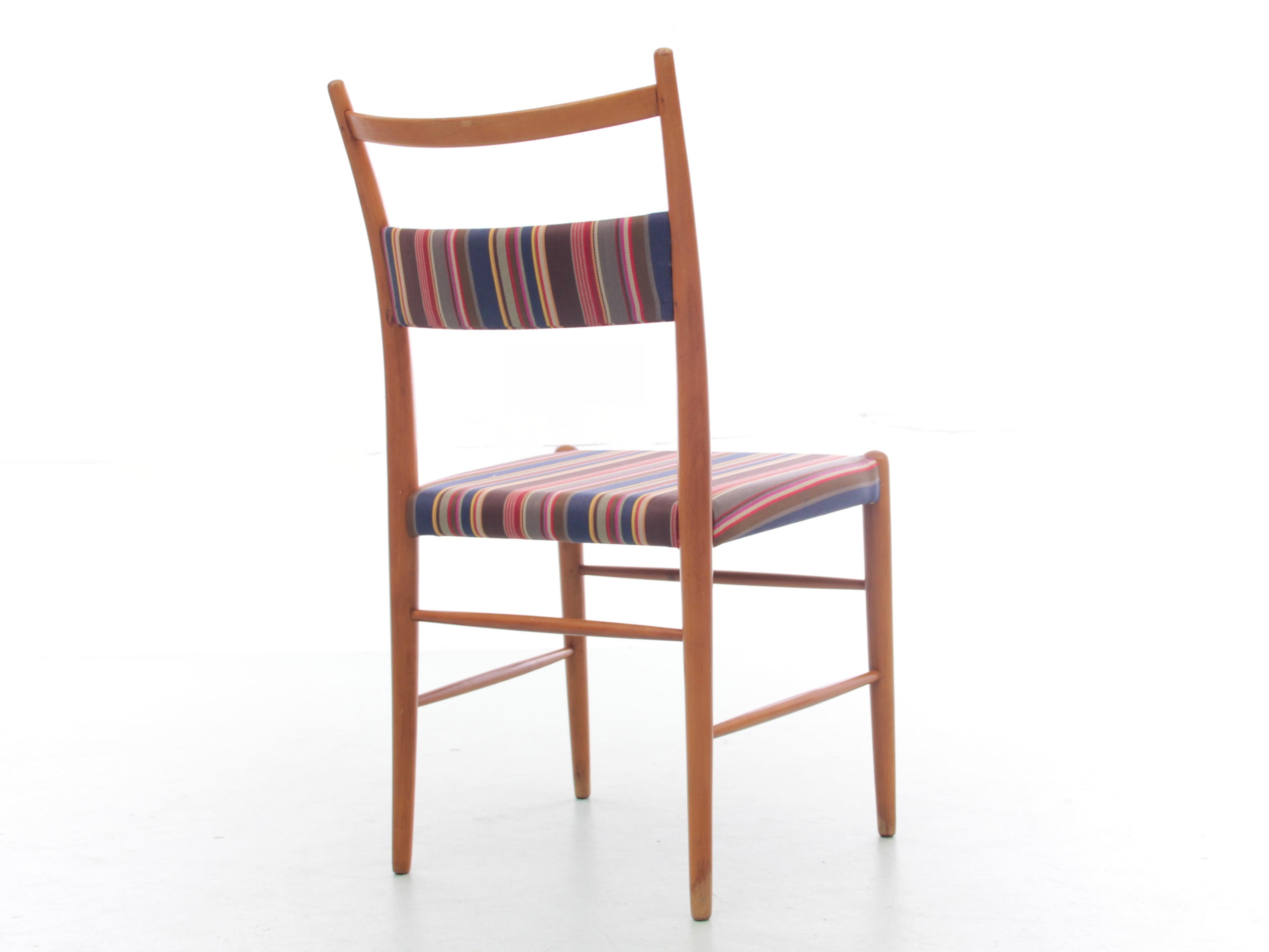Set di 4 sedie scandinave di Yngve Ekström. In condizioni buone in vendita a Courbevoie, FR