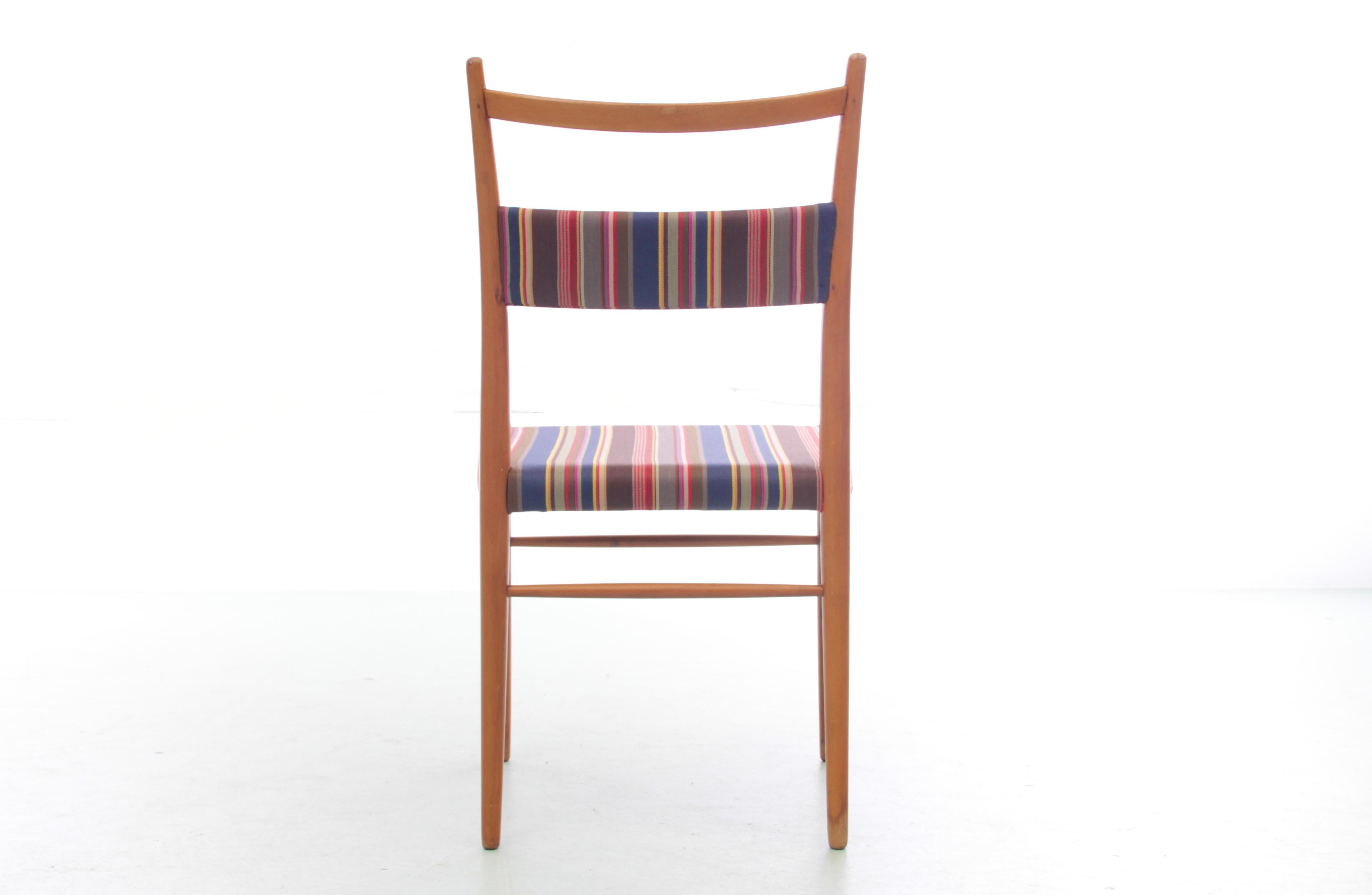 Metà XX secolo Set di 4 sedie scandinave di Yngve Ekström. in vendita