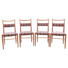 Mid-Century modern scandinavian set of 4 chairs by Yngve Ekström.