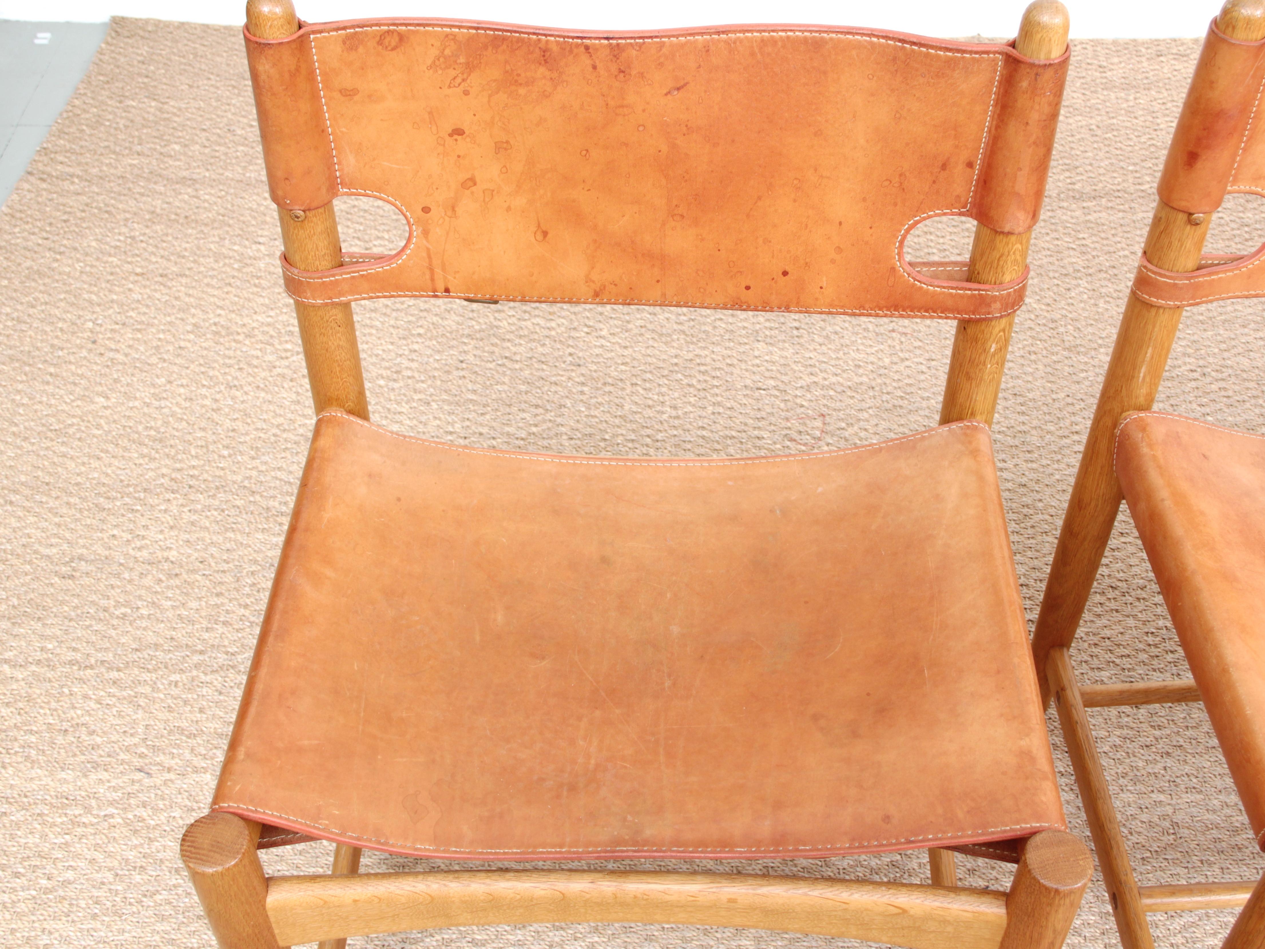 Mid-20th Century Mid-Century Modern Scandinavian Set of 4 Chairs For Sale
