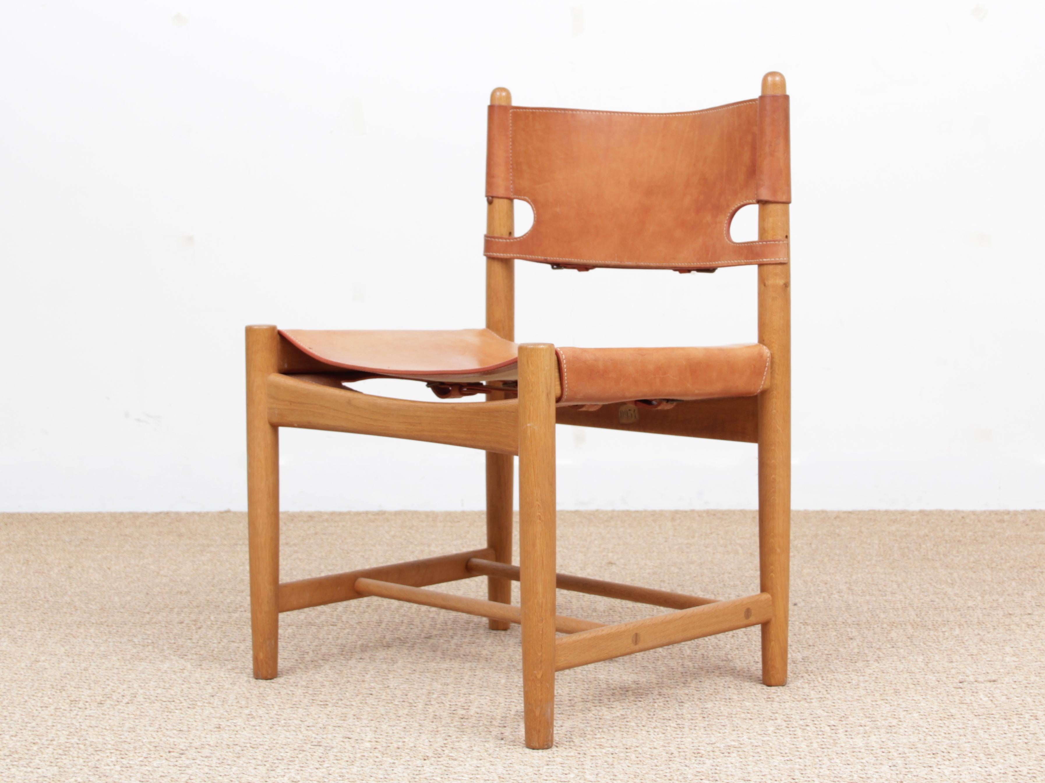Mid-Century Modern Scandinavian Set of 4 Chairs For Sale 1