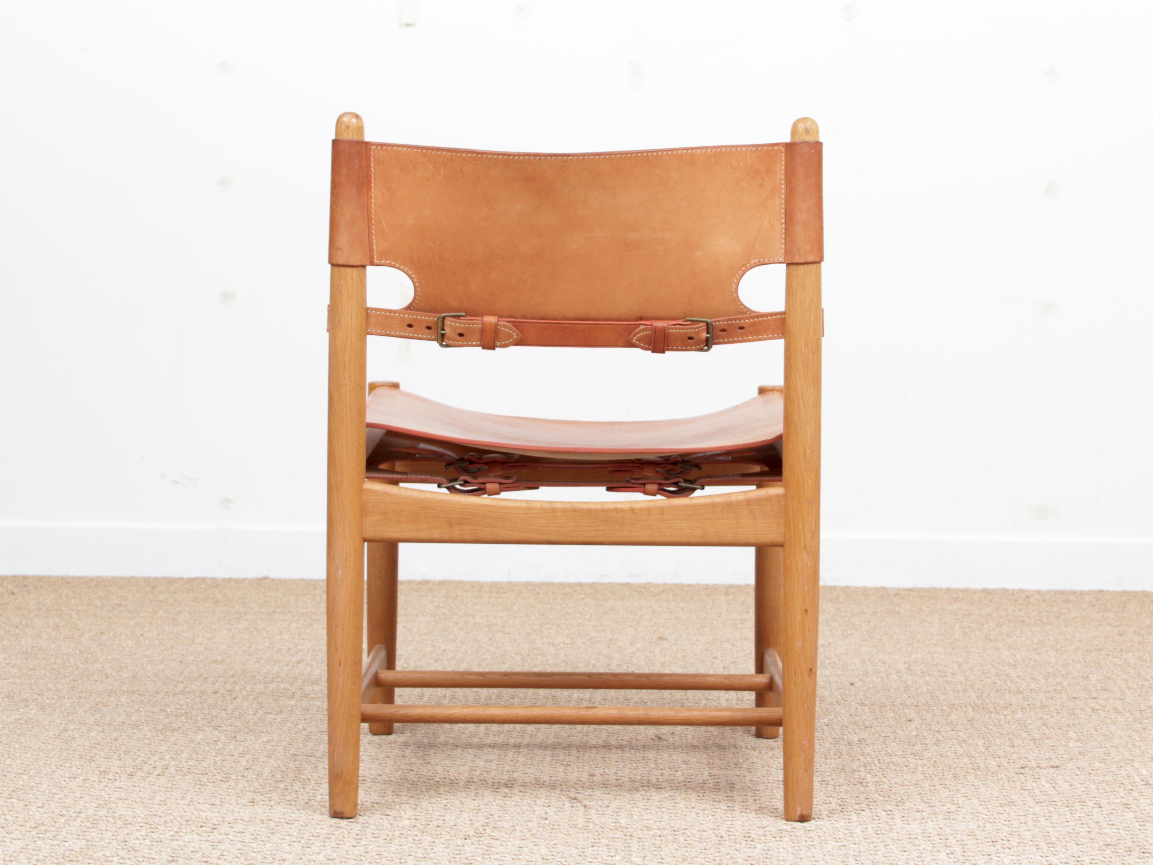 Mid-Century Modern Scandinavian Set of 4 Chairs For Sale 2