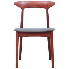 Mid-Century Modern Scandinavian Set of 4 Teak Dinning Chairs by Kurt Østervig