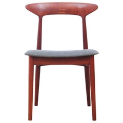 Mid-Century Modern Scandinavian Set of 4 Teak Dinning Chairs by Kurt Østervig