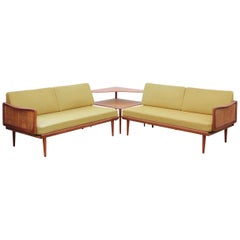 Mid-Century Modern Scandinavian Set of Sofa by Peter Hvidt et Mølgaard Nielsen