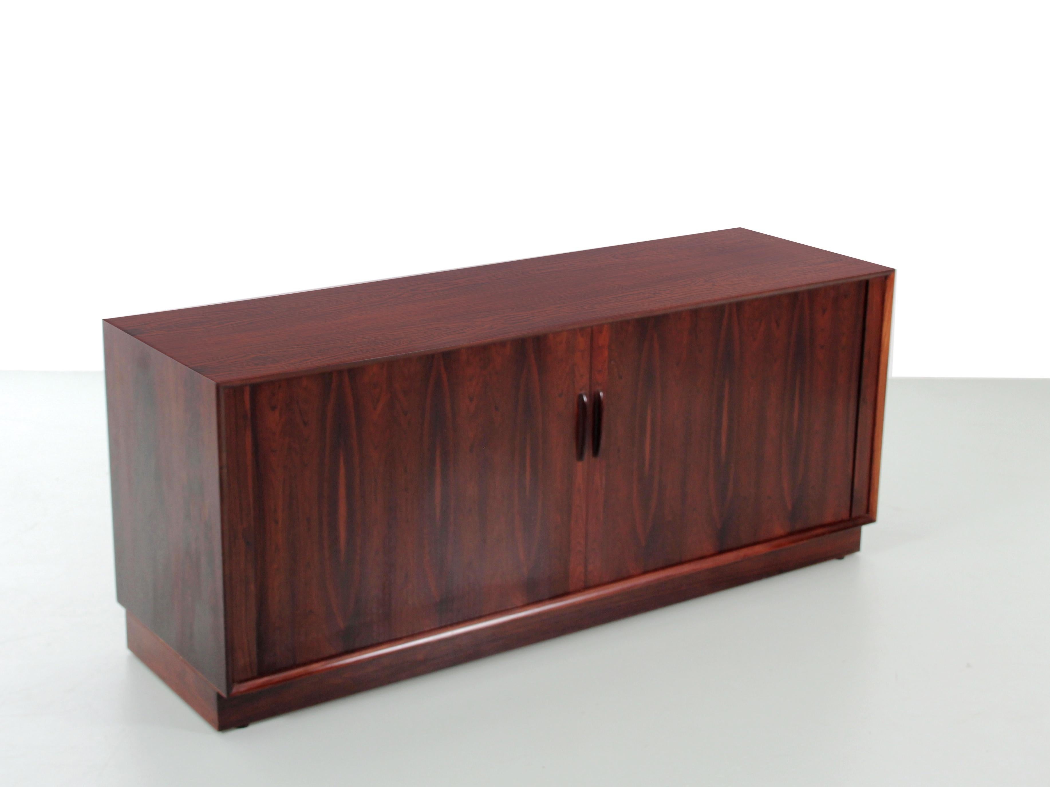 Mid-20th Century Mid-Century Modern Scandinavian Sideboard in Rosewood by Henning Kjaernulf For Sale