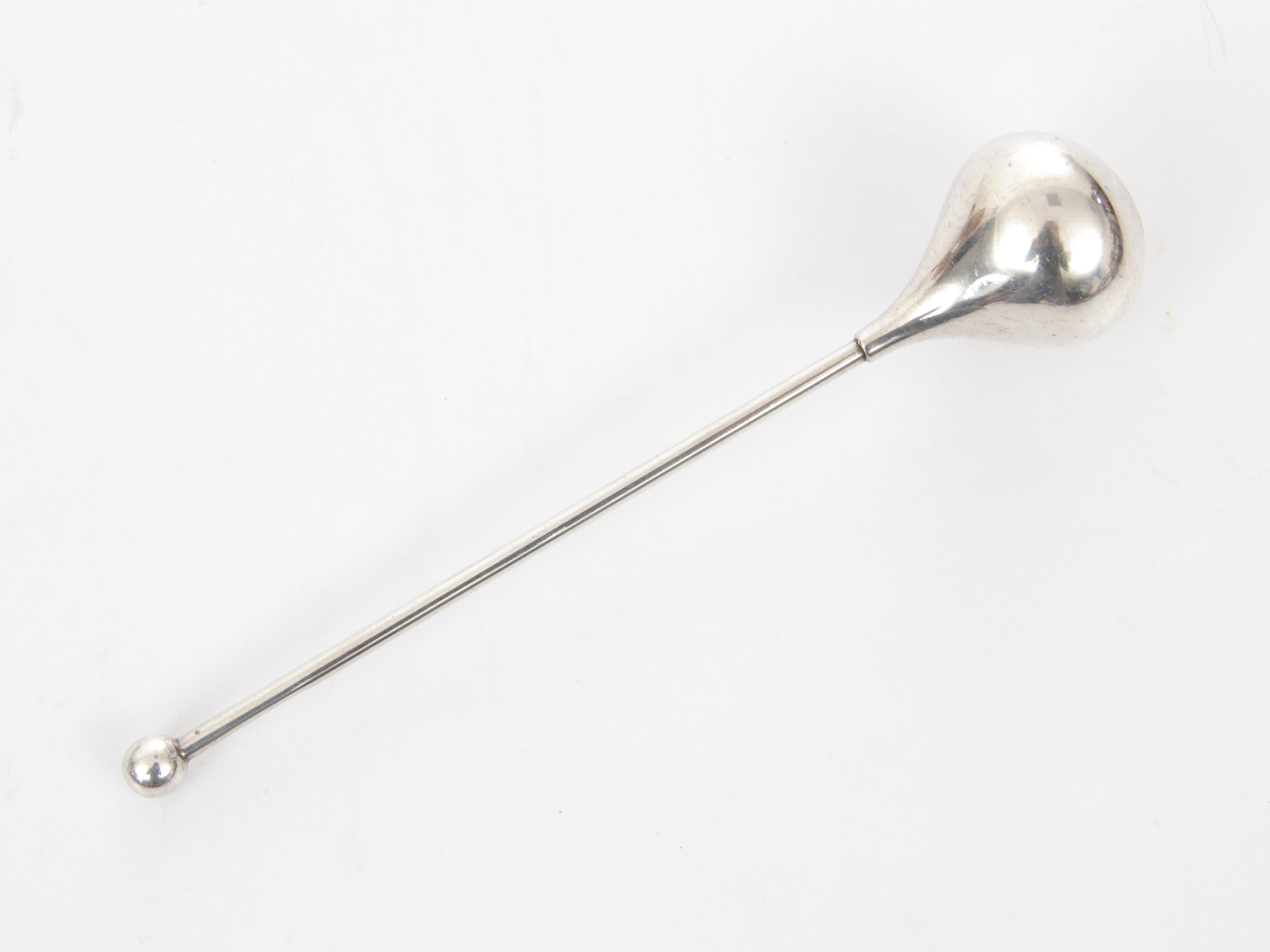 Mid-Century Modern skandinavischen Silber Getränkekühler. 7 Stücke.