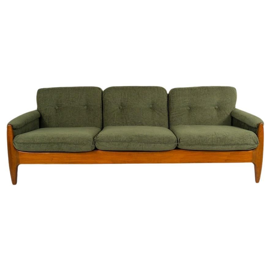 Mid-Century Modern Scandinavian Sofa, 1960s - New Upholstery For Sale