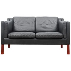 Mid-Century Modern Scandinavian Sofa Model 2212 by Borge Mogensen