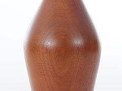 Mid-Century Modern Scandinavian Table Lamp in Solid Teak