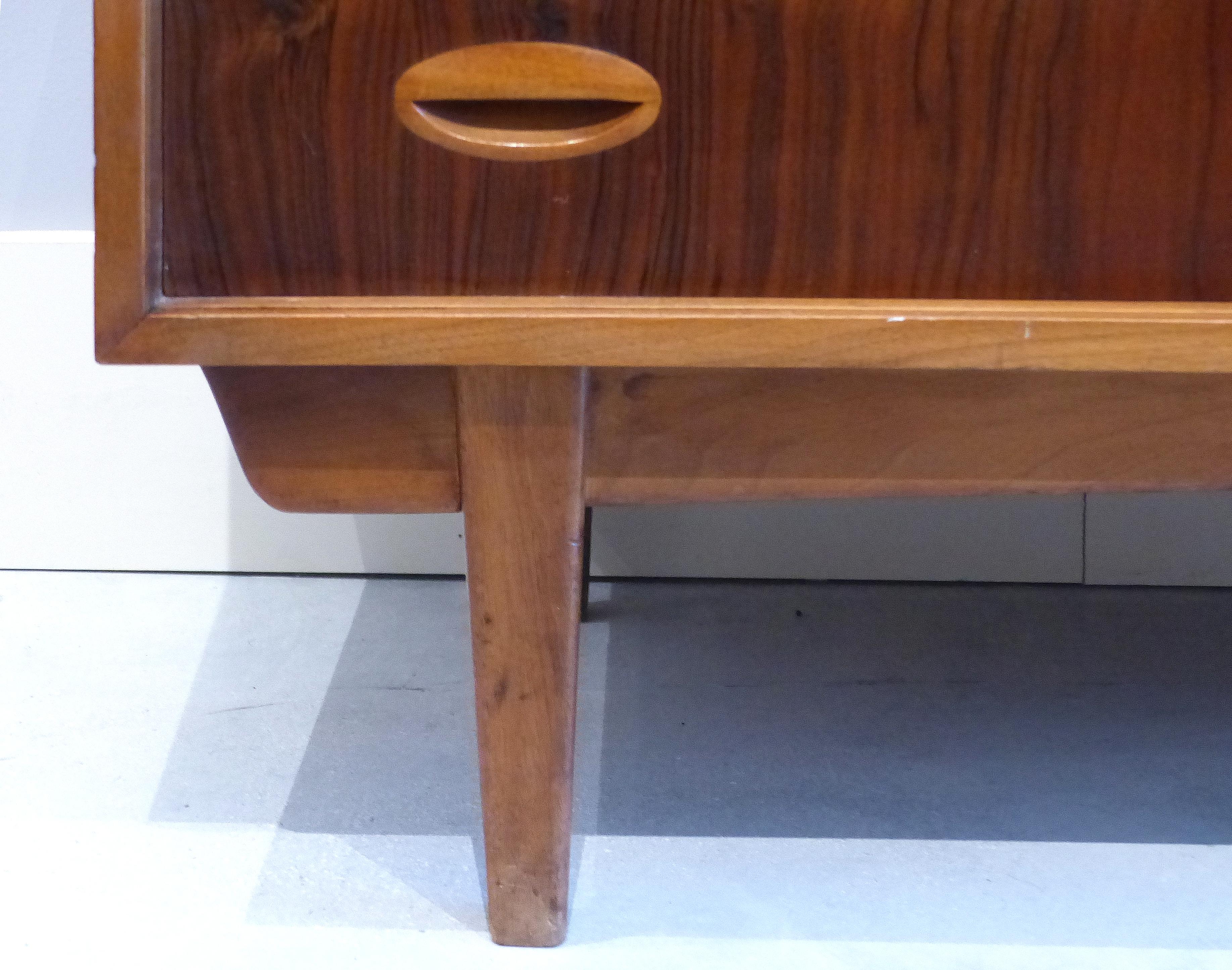 Mid-Century Modern Scandinavian Teak and Rosewood Credenza 4