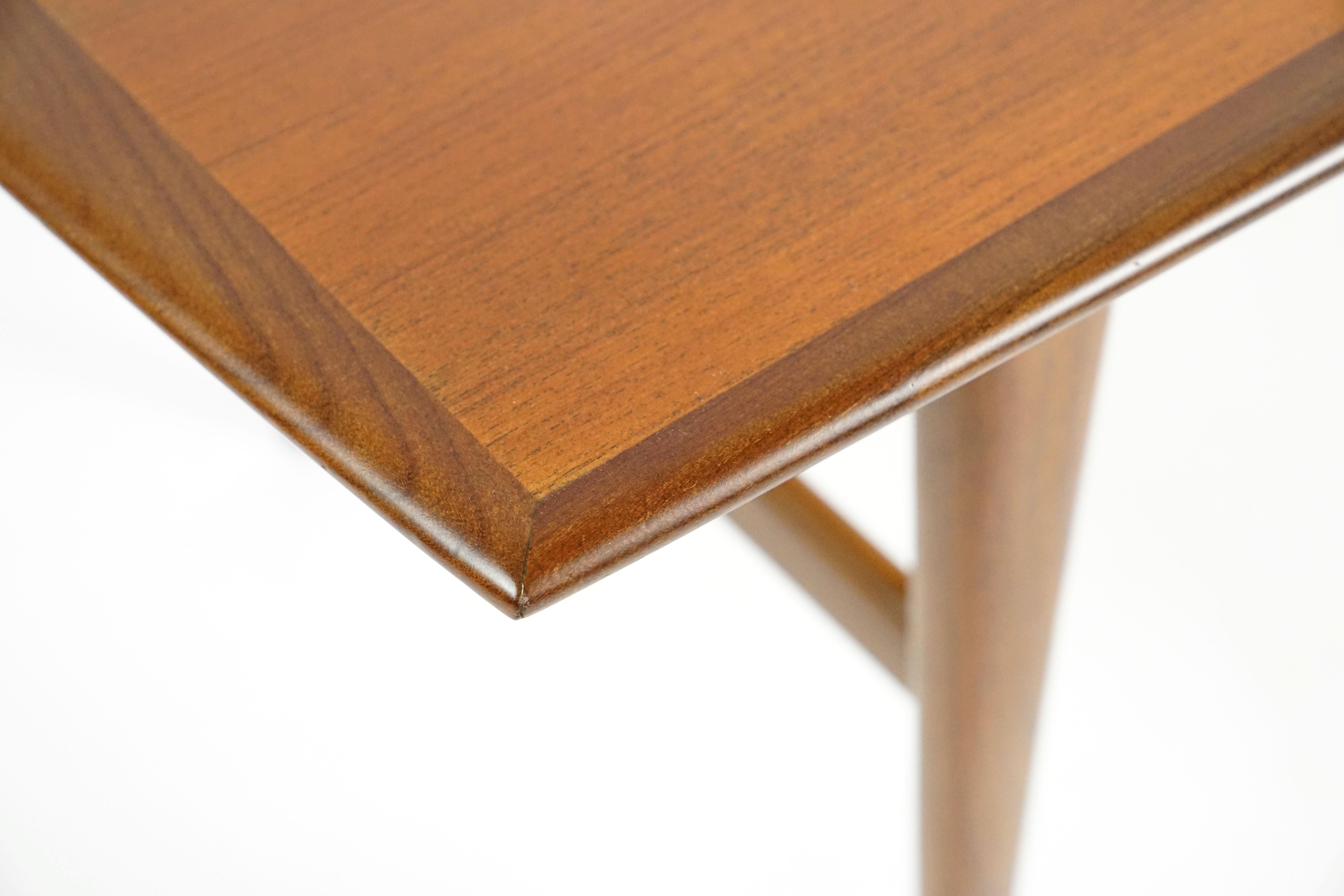 European Mid-Century Modern Scandinavian Teak Coffee Table, 1960s For Sale