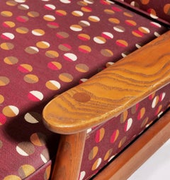 Sedie da salotto con bracci scolpiti in teak di The Modern Scandinavian, metà del secolo scorso - Coppia