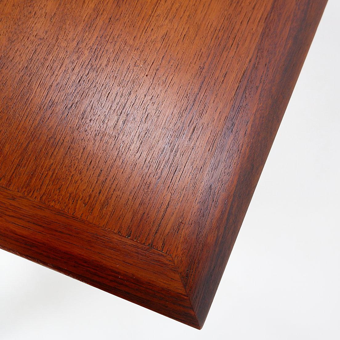 Mid-Century Modern Skandinavischer Nähkorb-Beistelltisch aus Teakholz - Johannes Andersen im Angebot 4