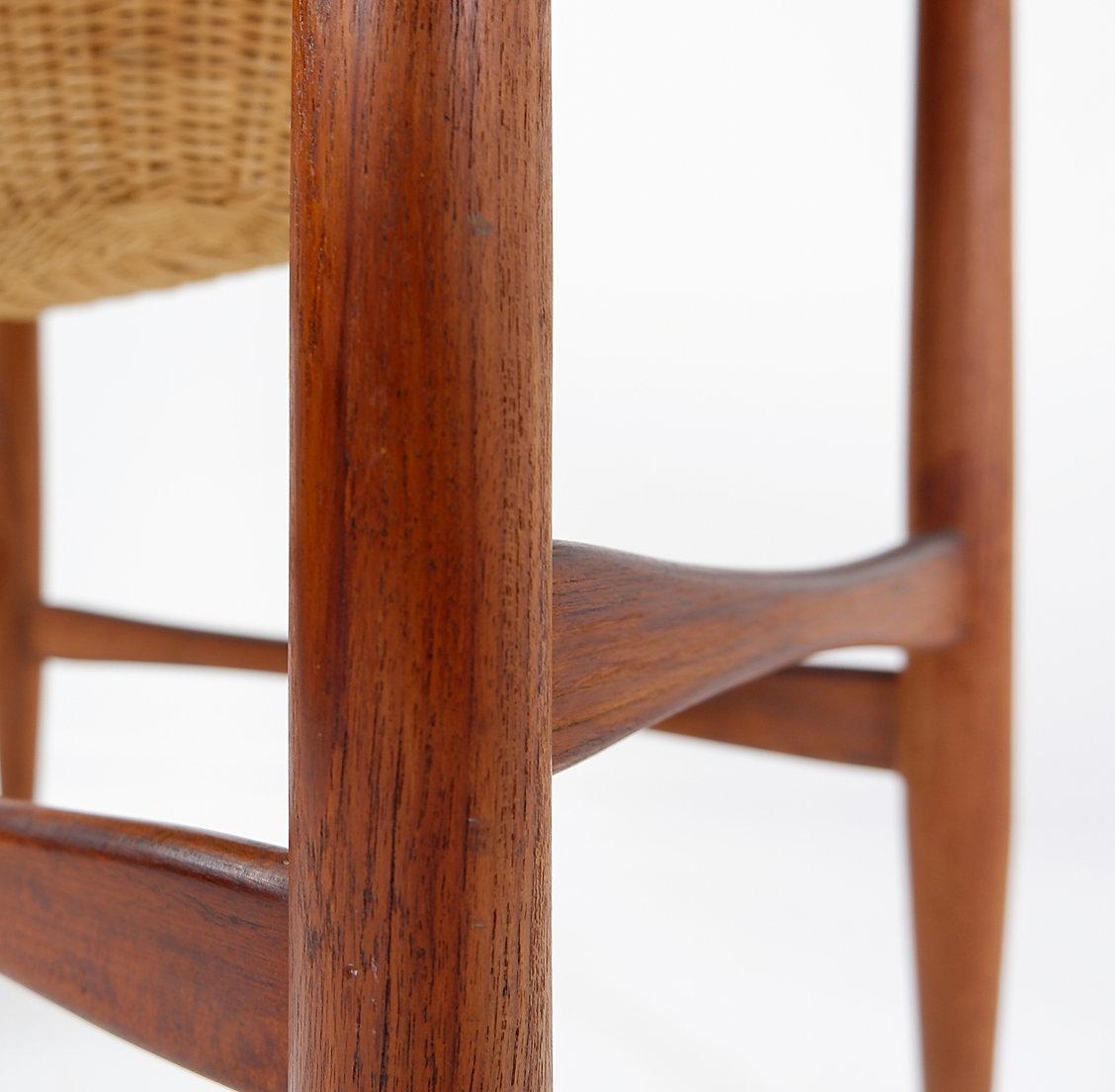 Mid-Century Modern Skandinavischer Nähkorb-Beistelltisch aus Teakholz - Johannes Andersen im Angebot 9