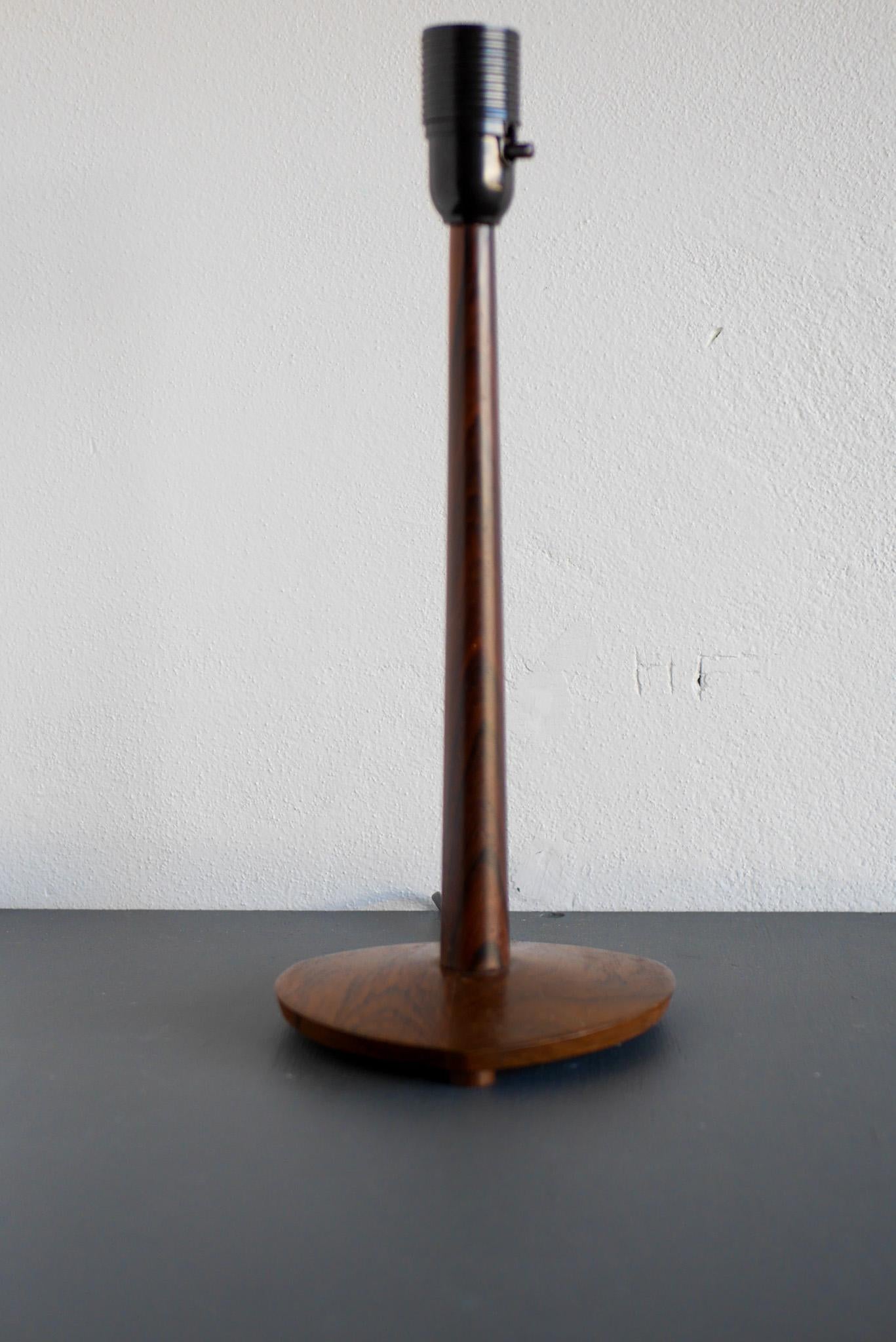 Mid-Century Modern Mid-century modern Scandinavian Teak table lamp, Eskilstuna AB, Sweden For Sale