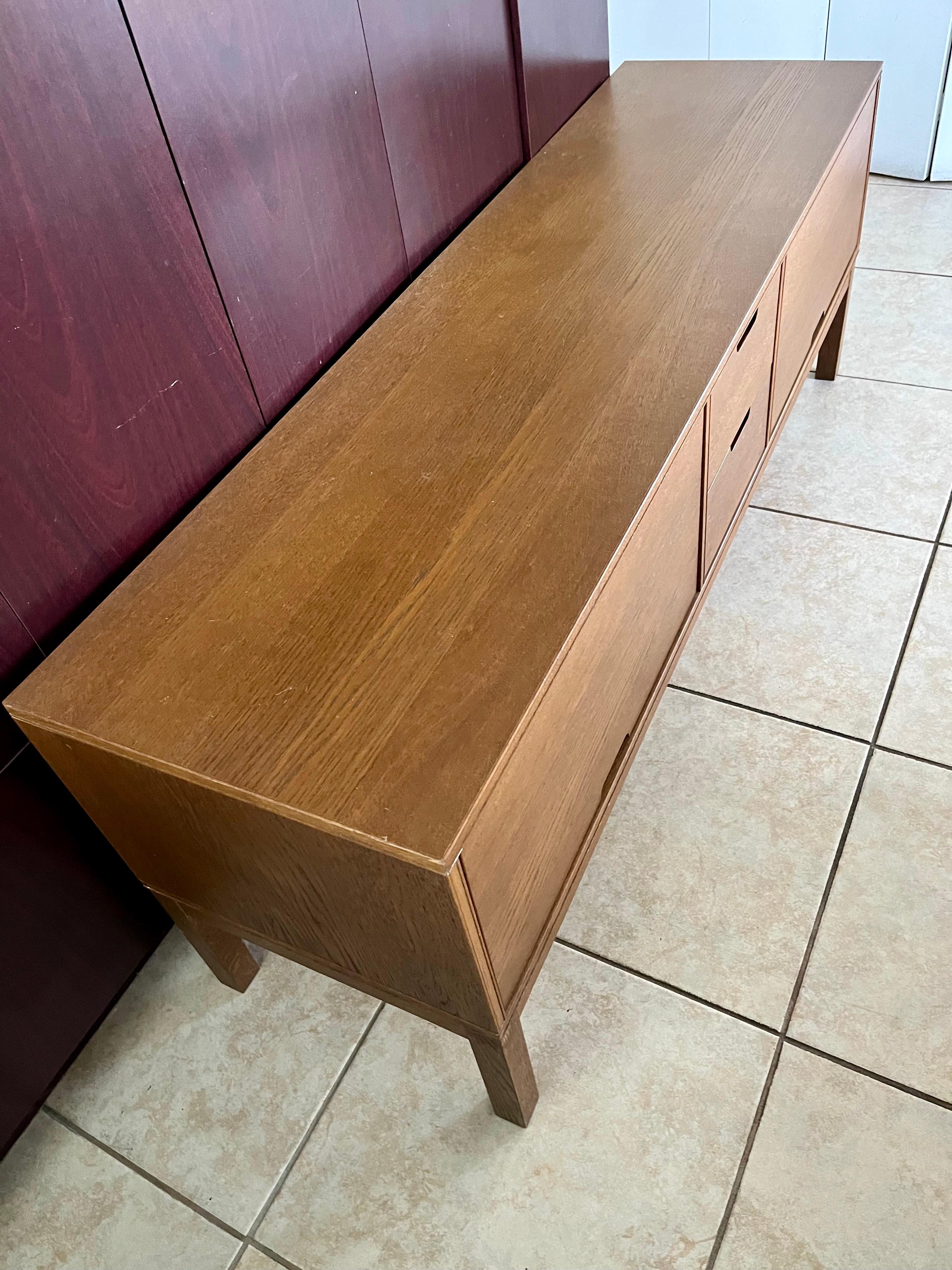  Mid Century Modern Scandinavian TV Stand Media Cabinet by IKEA.Circa 1980s  For Sale 4