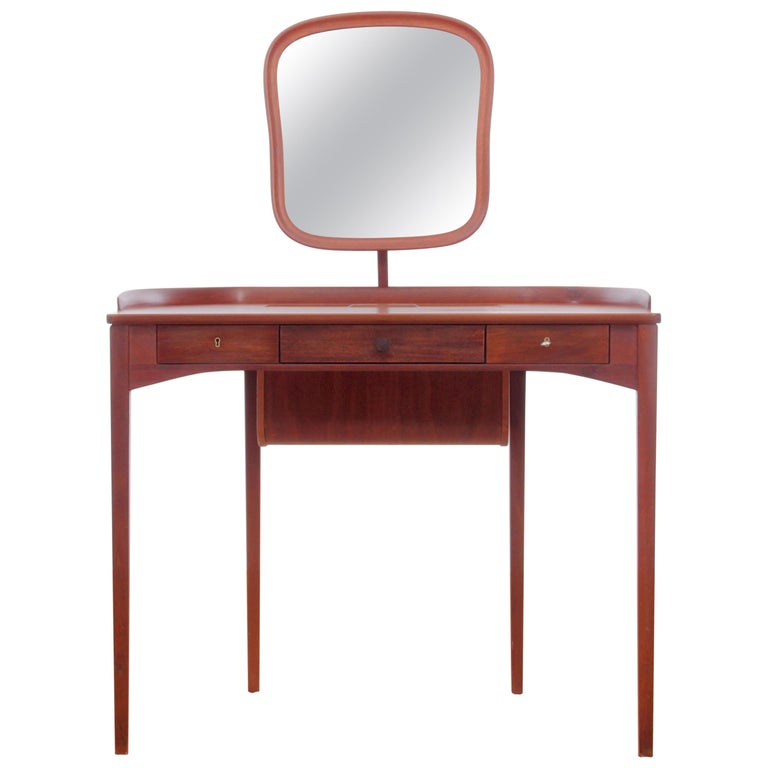 Mid-Century Modern Scandinavian Vanity Table, by Carl Malmsten For Sale ...