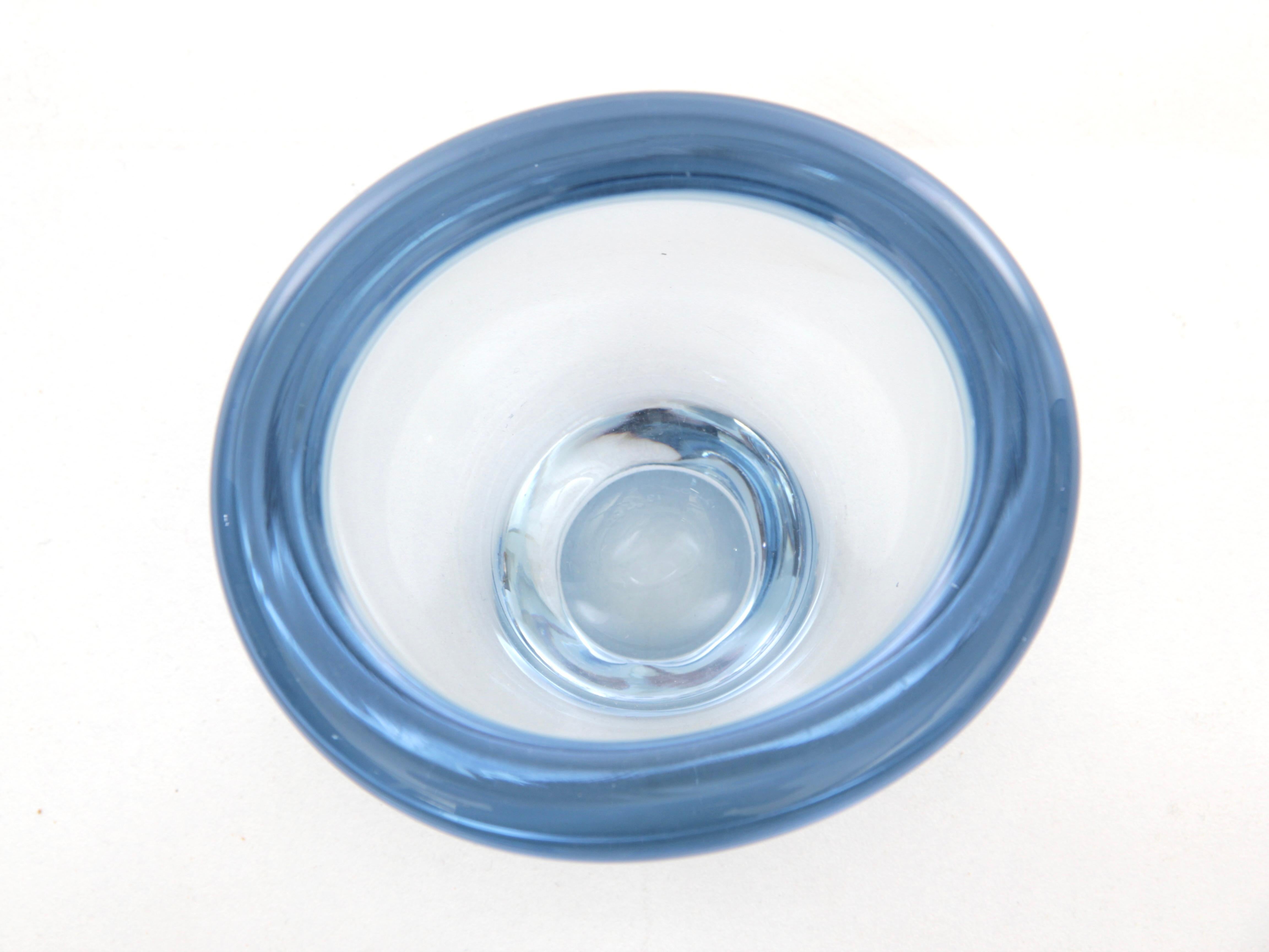 Vaso scandinavo di metà secolo in vetro di Per Lütken In condizioni buone in vendita a Courbevoie, FR