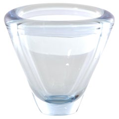 Vaso scandinavo di metà secolo in vetro di Per Lütken
