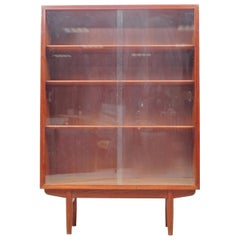 Mid-Century Modern Scandinavian Vitrine or Bookcase in Teak by Børge Mogensen