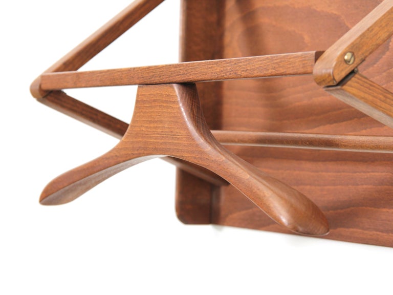 MidCentury Modern Scandinavian Wall CoatHanger For Sale at 1stDibs