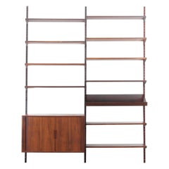 Mid-Century Modern Scandinavian Wall System in Rosewood by Kai Kristiansen