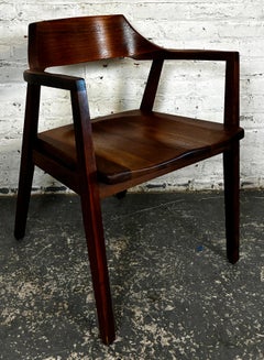 Mid-Century Modern Scandinavian Walnut Armchair