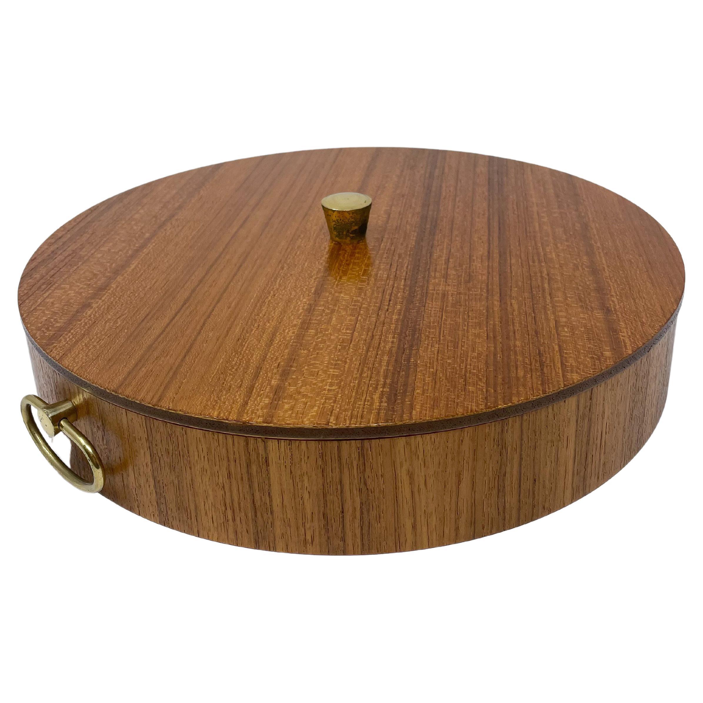 Mid-Century Modern Scandinavian Wooden Box, with Compartiments, 1960s