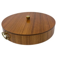 Retro Mid-Century Modern Scandinavian Wooden Box, with Compartiments, 1960s