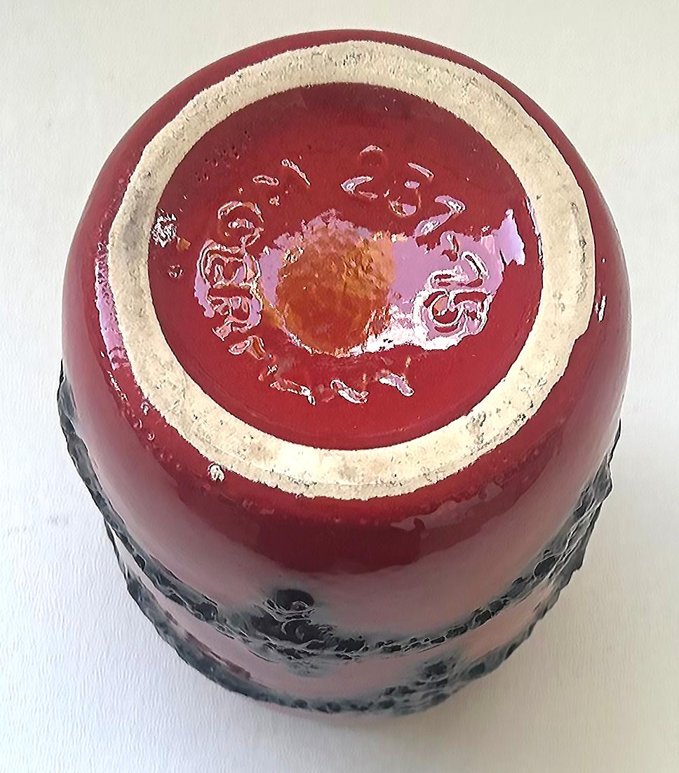XX secolo Vaso di lava grassa di Scheurich Keramik, Germania Ovest, metà del secolo scorso in vendita