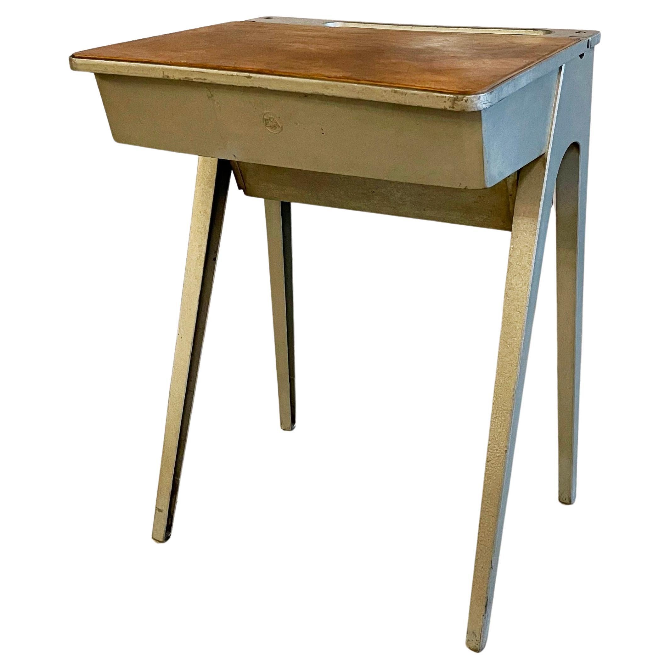 Mid-Century Modern School Desk by James W. Leonard For Knoll Associates For Sale