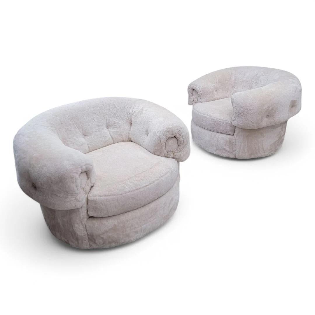 The Moderns Industry Canapé Teddy Bear crème et 2 chaises longues en vente 5