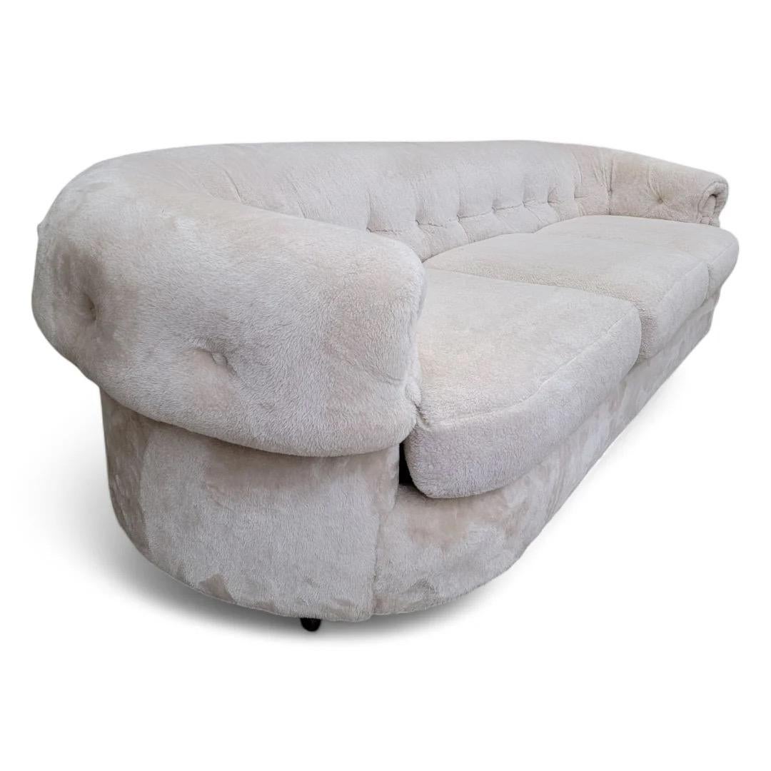 The Moderns Industry Canapé Teddy Bear crème et 2 chaises longues en vente 8