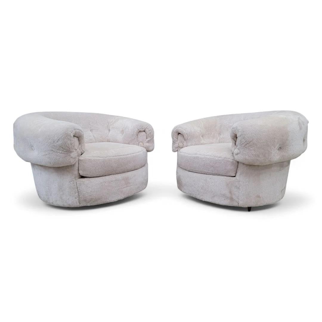 The Moderns Industry Canapé Teddy Bear crème et 2 chaises longues en vente 2