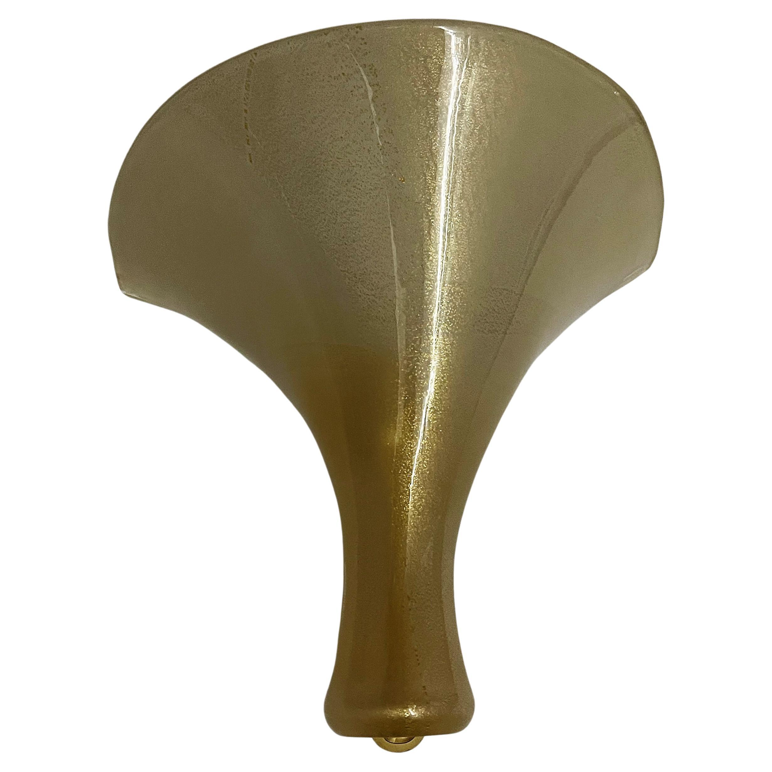 3 Mid Century Modern Sconce by Venini, "Trine" model, Italy circa 1970 For Sale
