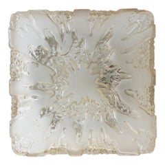 Mid-Century Modern Sconce in Glass and Steel, 1960s