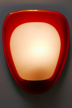 Mid-Century Modern Sconce 'Shell' by Wilhelm Wagenfeld for Peill & Putzler 1950s