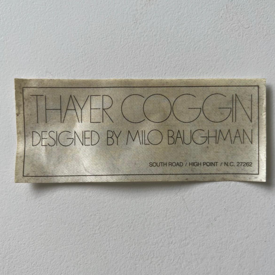 Mid Century Modern Scoop Chairs by Milo Baughman for Thayer Coggin - a Pair 5