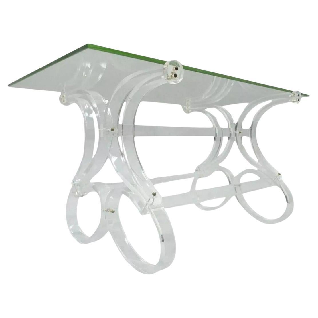 Lucite Ribbon Table - 15 For Sale on 1stDibs Lucite Ribbon Table - 15 For Sale on 1stDibs