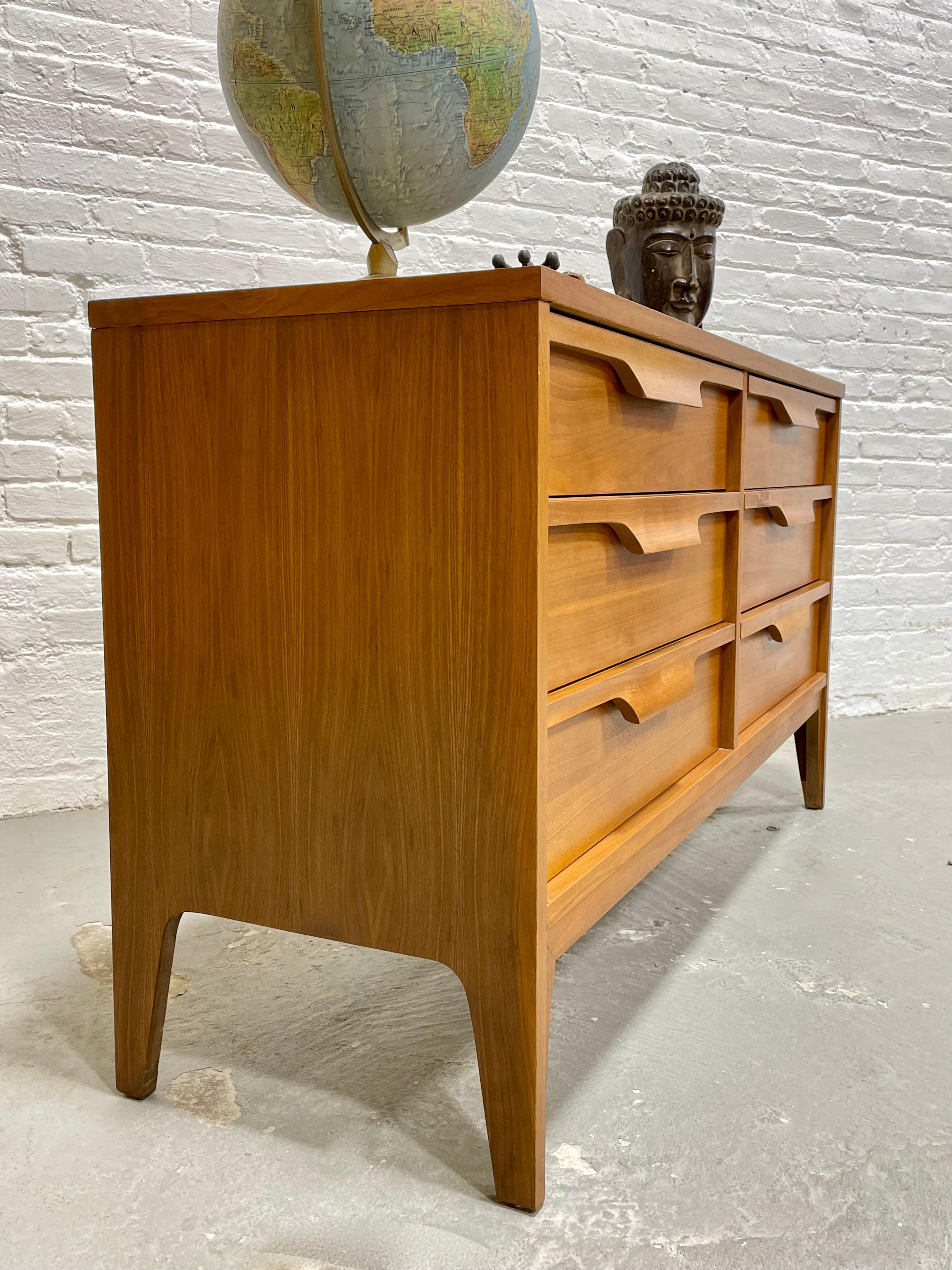 Mid Century MODERN SCULPTED BEDROOM Set by Johnson Carper, c. 1960's 9