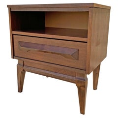 Mid Century Modern Sculpted Nightstand
