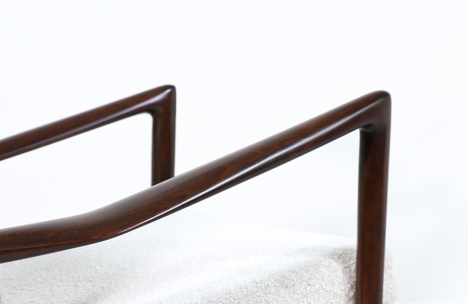 Mid-Century Modern Sculpted Rocking Chair by Ib Kofod-Larsen for Selig 1