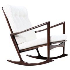 Vintage Mid-Century Modern Sculpted Rocking Chair by Ib Kofod-Larsen for Selig