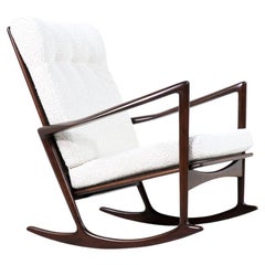 Mid-Century Modern Sculpted Rocking Chair by Ib Kofod-Larsen for Selig