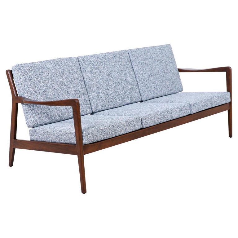 MidCentury Modern Sculpted Sofa by Folke Ohlsson for Dux For Sale at