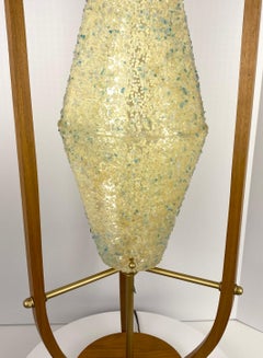 Mid Century Modern Sculpted Tischlampe zugeschrieben Arthur Jacobs für Modeline