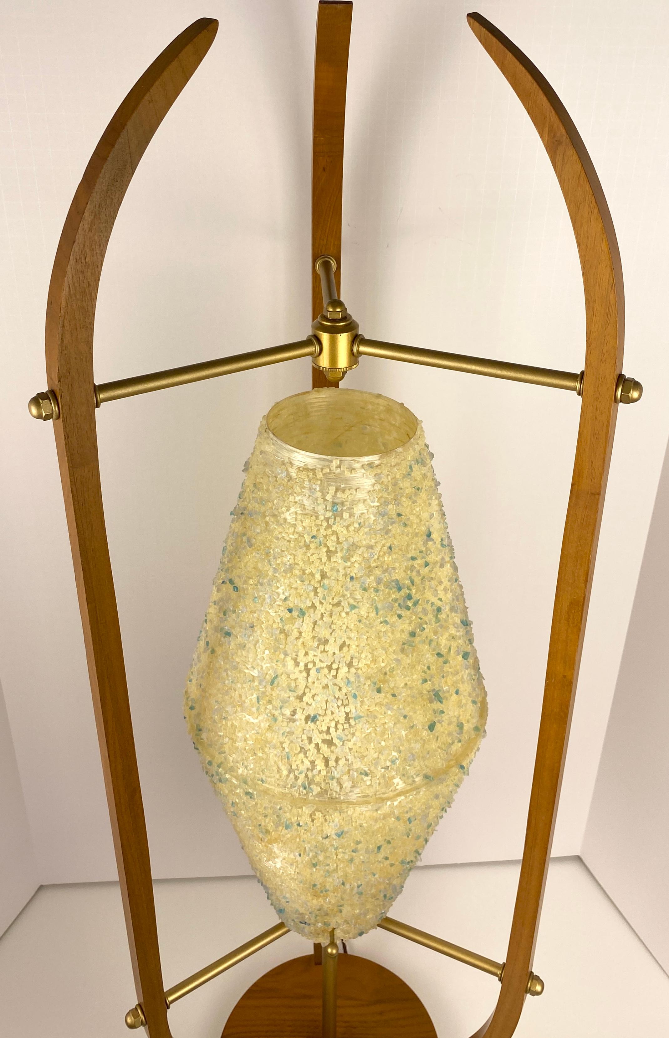 Lampe de table sculptée mi-siècle moderne par Modeline en vente 5